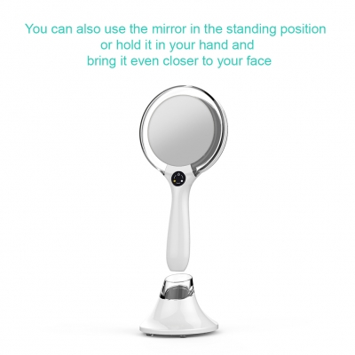 StarLite LED高清雙面化妝鏡-充電式1X/5X手持鏡