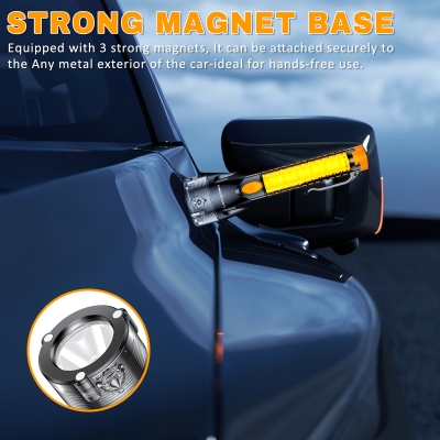 LomakGlow Multi-function Car Safety Flashlight-Emergency Rescue Tool