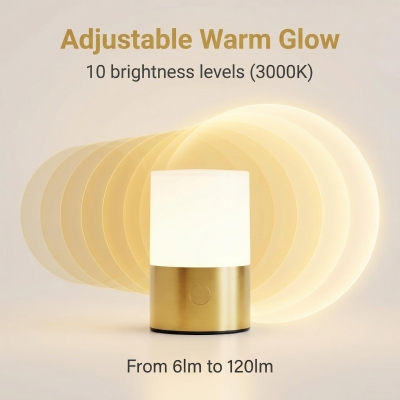 LomakGlow Small Lighted Table Lamp 