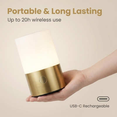 LomakGlow Small Lighted Table Lamp 