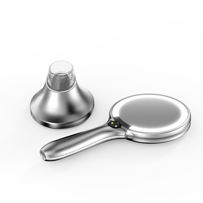 Starlite Handheld Rechargeable Lighted Makeup Mirror with 1X/5X Magnification