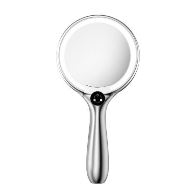 Starlite Handheld Rechargeable Lighted Makeup Mirror with 1X/5X Magnification