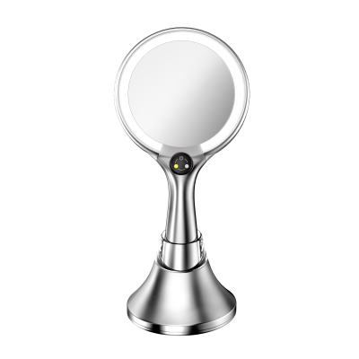 Starlite Handheld Rechargeable Lighted Makeup Mirror with 1X/5X Magnification