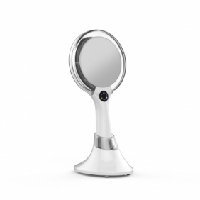 Starlite Handheld Rechargeable Lighted Makeup Mirror with 1X/5X Magnification, Dual Sided & Vani
