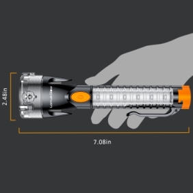 LomakGlow Multi-function Car Safety Flashlight-Emergency Rescue Tool