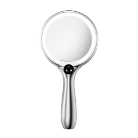 Starlite Handheld Rechargeable Lighted Makeup Mirror with 1X/5X Magnification