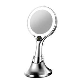 Starlite Handheld Rechargeable Lighted Makeup Mirror with 1X/5X Magnification