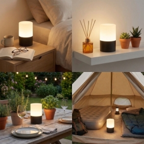 LomakGlow Multi-function Mini Table Lamp -Matte Black