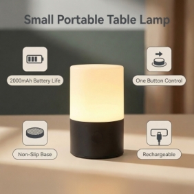 LomakGlow Multi-function Mini Table Lamp -Matte Black