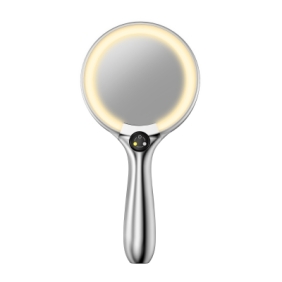 Starlite Handheld Rechargeable Lighted Makeup Mirror-Silver